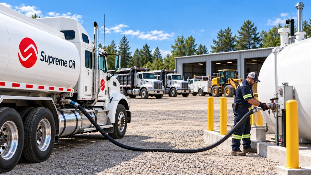 Diesel delivery Westchester County service truck